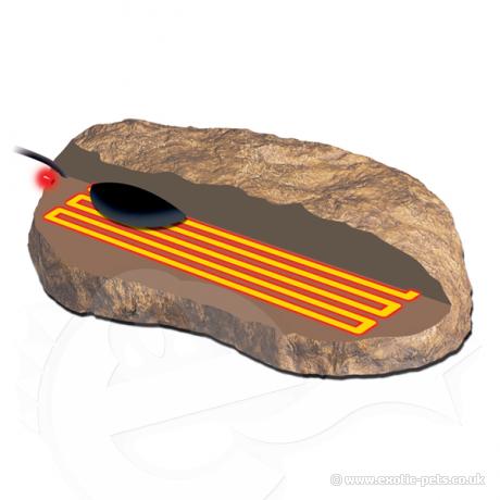 Exo Terra Heat Wave Rock - working