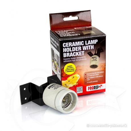 ProRep Ceramic Lamp Holder with Bracket