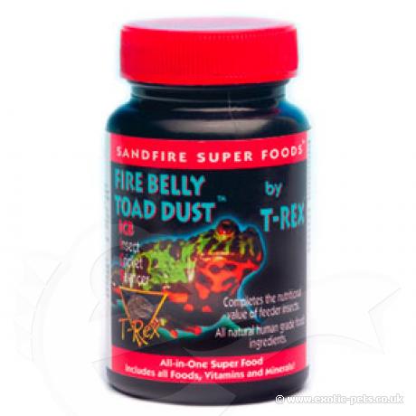T-Rex Sandfire Fire Belly Toad Dust