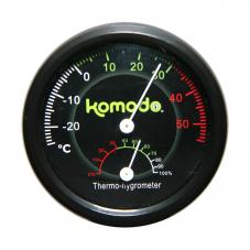 Komodo Combined Thermometer and Hygrometer Analog (For measuring temperature and humidity)