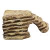 Komodo Corner Basking Ramp and Hide - Sandstone Small (20 x 18 x 10cm)